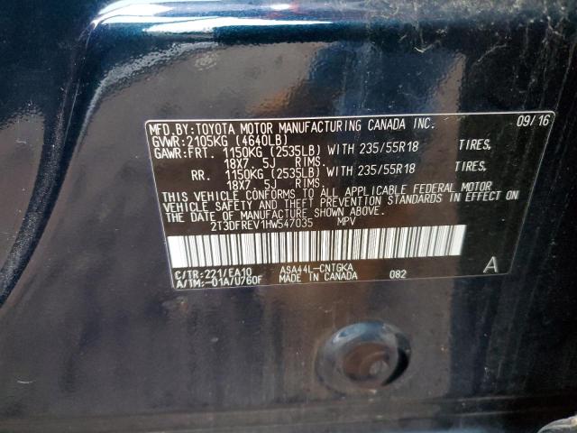 2017 TOYOTA RAV4 LIMIT - 2T3DFREV1HW547035