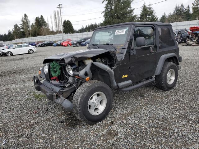 JEEP WRANGLER / 2003 black  gas 1J4FA49S43P343435 photo #1