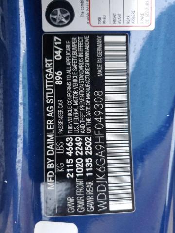 2017 MERCEDES-BENZ SL 450 WDDJK6GA9HF049308