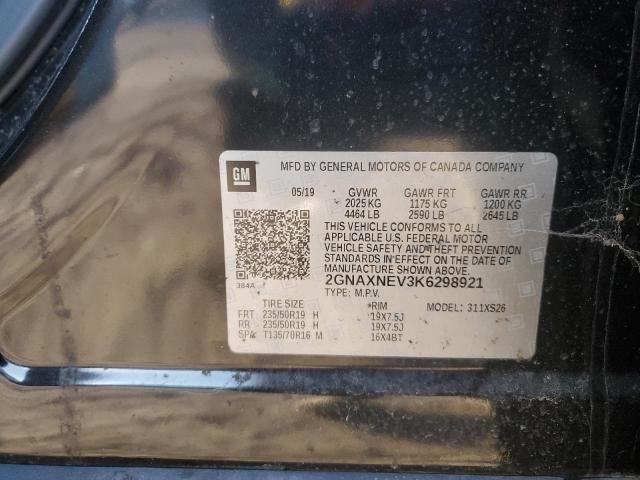 2019 CHEVROLET EQUINOX PR - 2GNAXNEV3K6298921