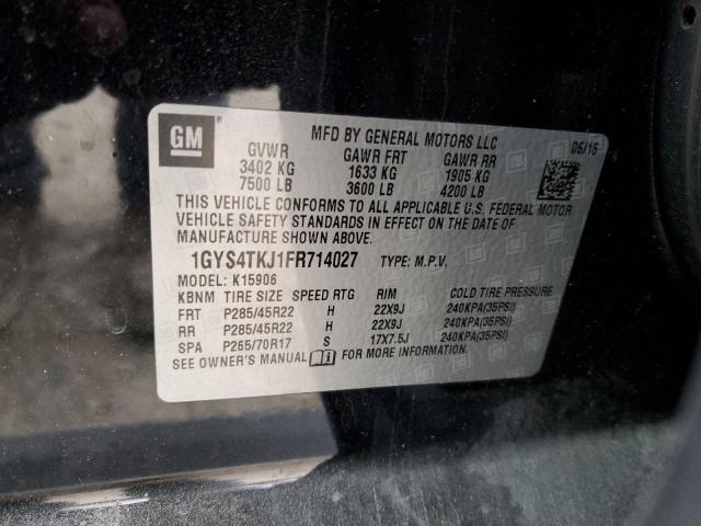 2015 CADILLAC ESCALADE E - 1GYS4TKJ1FR714027