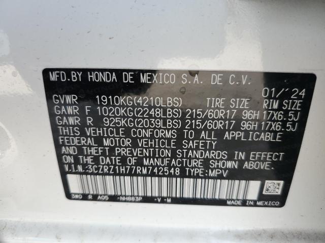 2024 HONDA HR-V EXL - 3CZRZ1H77RM742548