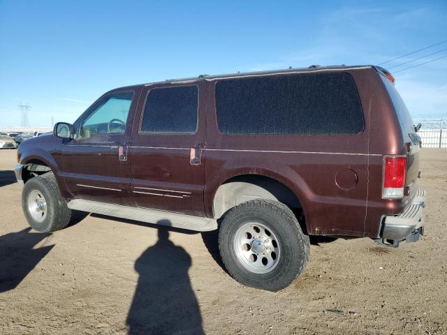 FORD EXCURSION 2001 brown  gas 1FMNU42S41EA08926 photo #3