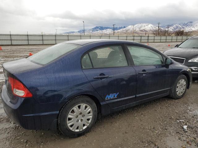 HONDA CIVIC GX 2009 blue  compressed natural gas 1HGFA46509L000725 photo #4