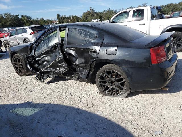 DODGE CHARGER R/ 2008 black sedan 4d gas 2B3LA53HX8H207612 photo #3