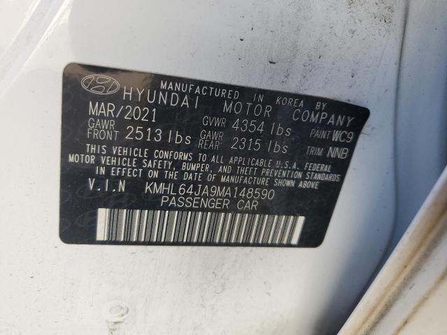 2021 HYUNDAI SONATA SEL - KMHL64JA9MA148590
