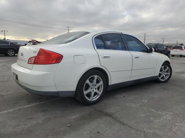 INFINITI G35 2003 white  gas JNKCV51E53M302739 photo #4