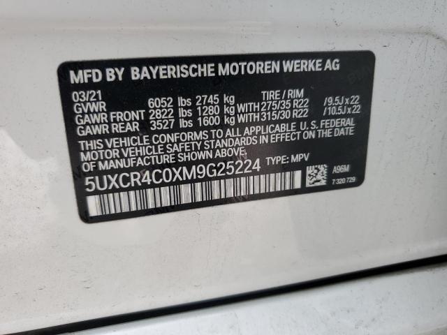 2021 BMW X5 SDRIVE - 5UXCR4C0XM9G25224