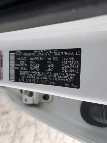 2022 HYUNDAI SANTA CRUZ - 5NTJEDAF1NH011956