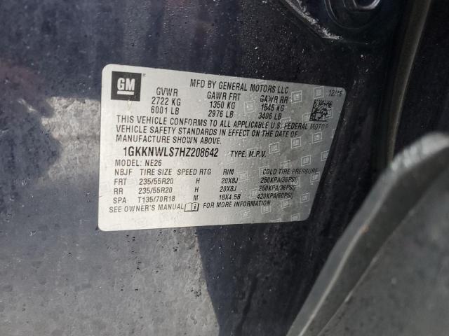 2017 GMC ACADIA 1GKKNWLS7HZ208642
