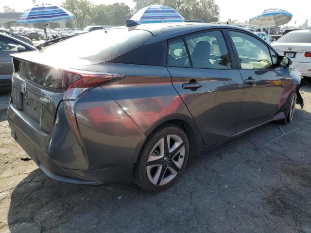 TOYOTA PRIUS 2017 charcoal  hybrid engine JTDKARFU3H3041740 photo #4