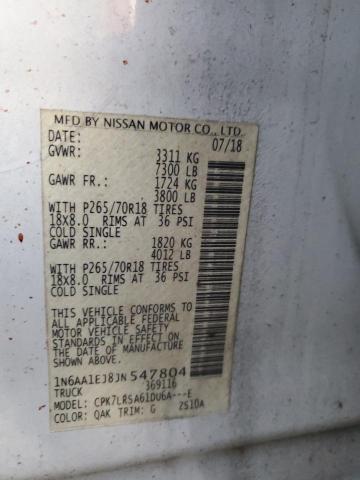 2018 NISSAN TITAN S - 1N6AA1EJ8JN547804