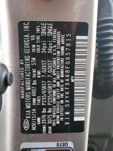 2015 KIA SORENTO LX - 5XYKT3A68FG657815