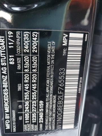 2020 MERCEDES-BENZ GLC 300 4M - W1N0G8EB2LF765533