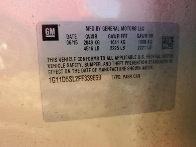 2015 CHEVROLET MALIBU 2LT - 1G11D5SL2FF339659