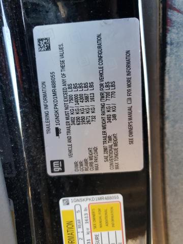 2021 CHEVROLET TAHOE K150 - 1GNSKPKD1MR488055
