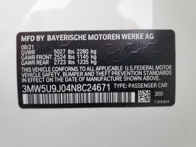 2022 BMW M340XI - 3MW5U9J04N8C24671