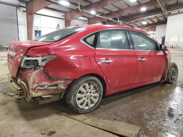 NISSAN SENTRA S 2016 red  gas 3N1AB7AP4GY315177 photo #4