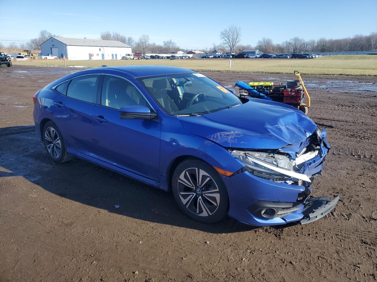 Lot #3052366630 2018 HONDA CIVIC EX