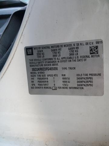 2015 CHEVROLET SILVERADO - 3GCUKREC5FG465056