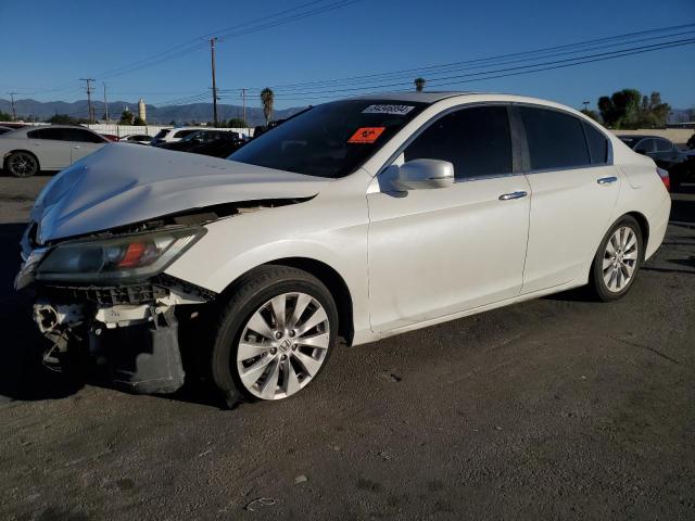 HONDA ACCORD EXL 2015 white  gas 1HGCR2F80FA030485 photo #1