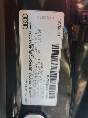 2015 AUDI A3 PREMIUM - WAUEFGFF9F1003228