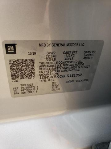 2020 CHEVROLET TAHOE K150 - 1GNSKBKC8LR181362