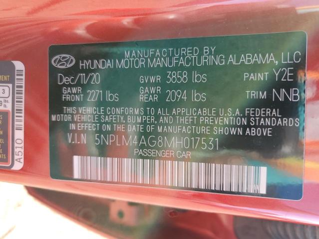 2021 HYUNDAI ELANTRA SE - 5NPLM4AG8MH017531