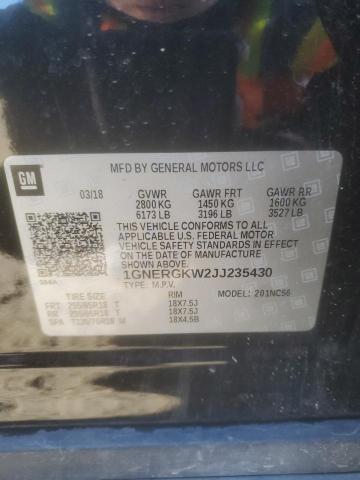 2018 CHEVROLET TRAVERSE L - 1GNERGKW2JJ235430