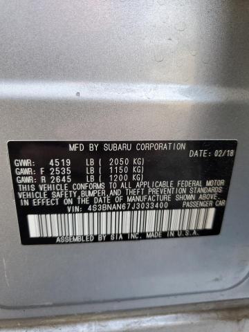 2018 SUBARU LEGACY 2.5 - 4S3BNAN67J3033400