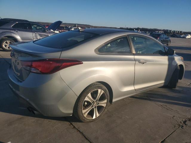 HYUNDAI ELANTRA CO 2014 silver coupe gas KMHDH6AH4EU029370 photo #4