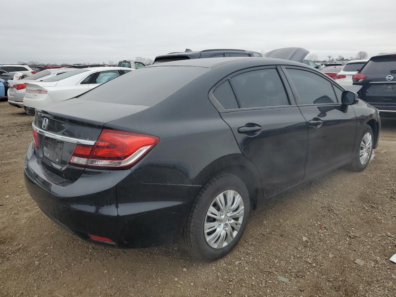 Lot #3025734309 2013 HONDA CIVIC LX