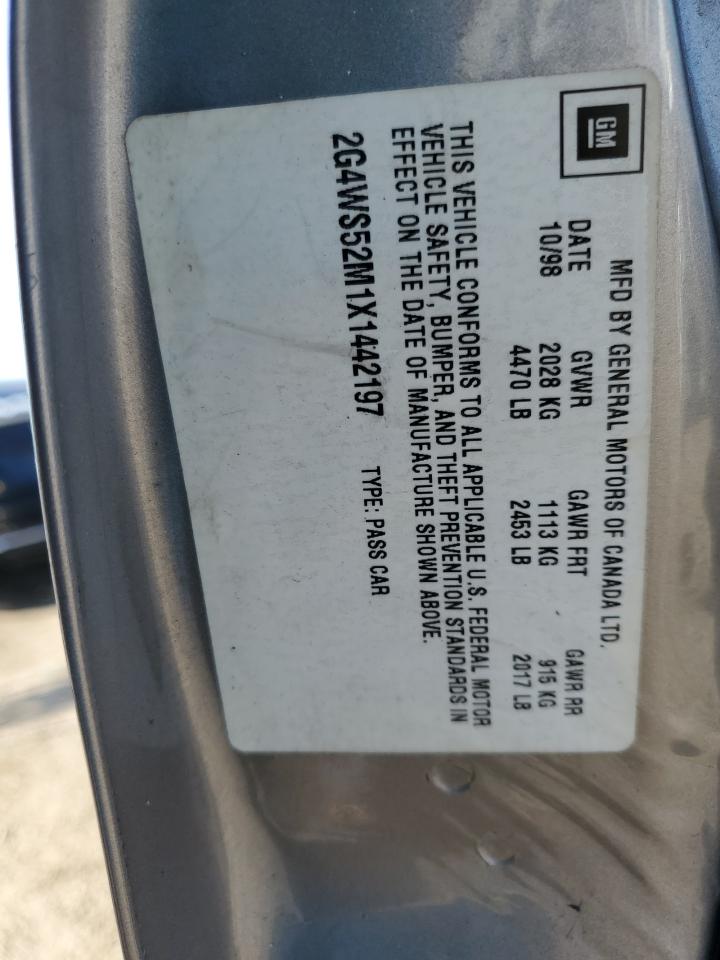 Lot #3050580105 1999 BUICK CENTURY CU