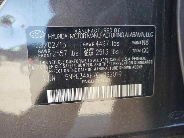 2016 HYUNDAI SONATA SPO - 5NPE34AF7GH262019