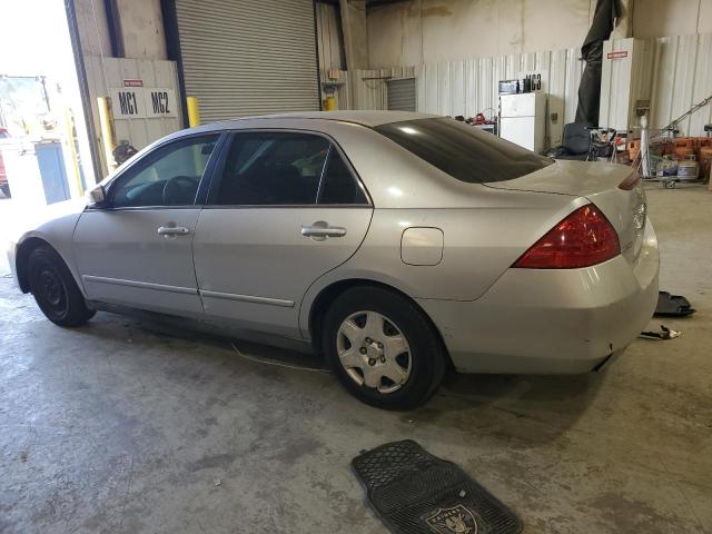 HONDA ACCORD LX 2007 silver sedan 4d gas 1HGCM56427A019986 photo #3