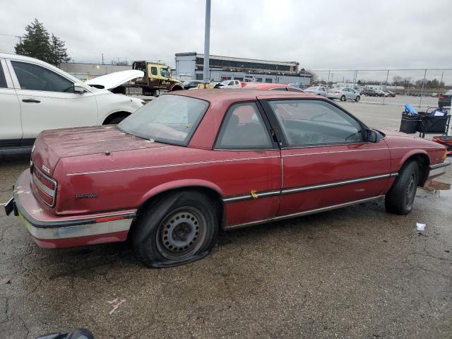 BUICK REGAL CUST 1990 red  gas 2G4WB14L0L1452307 photo #4