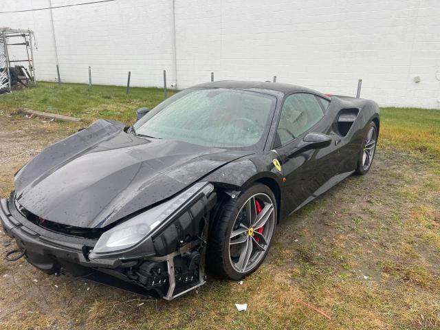 FERRARI 488 GTB 2017 black coupe gas ZFF79ALA4H0220818 photo #3