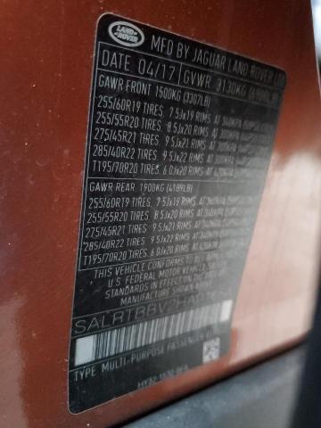 2017 LAND ROVER DISCOVERY - SALRTBBV2HA016542