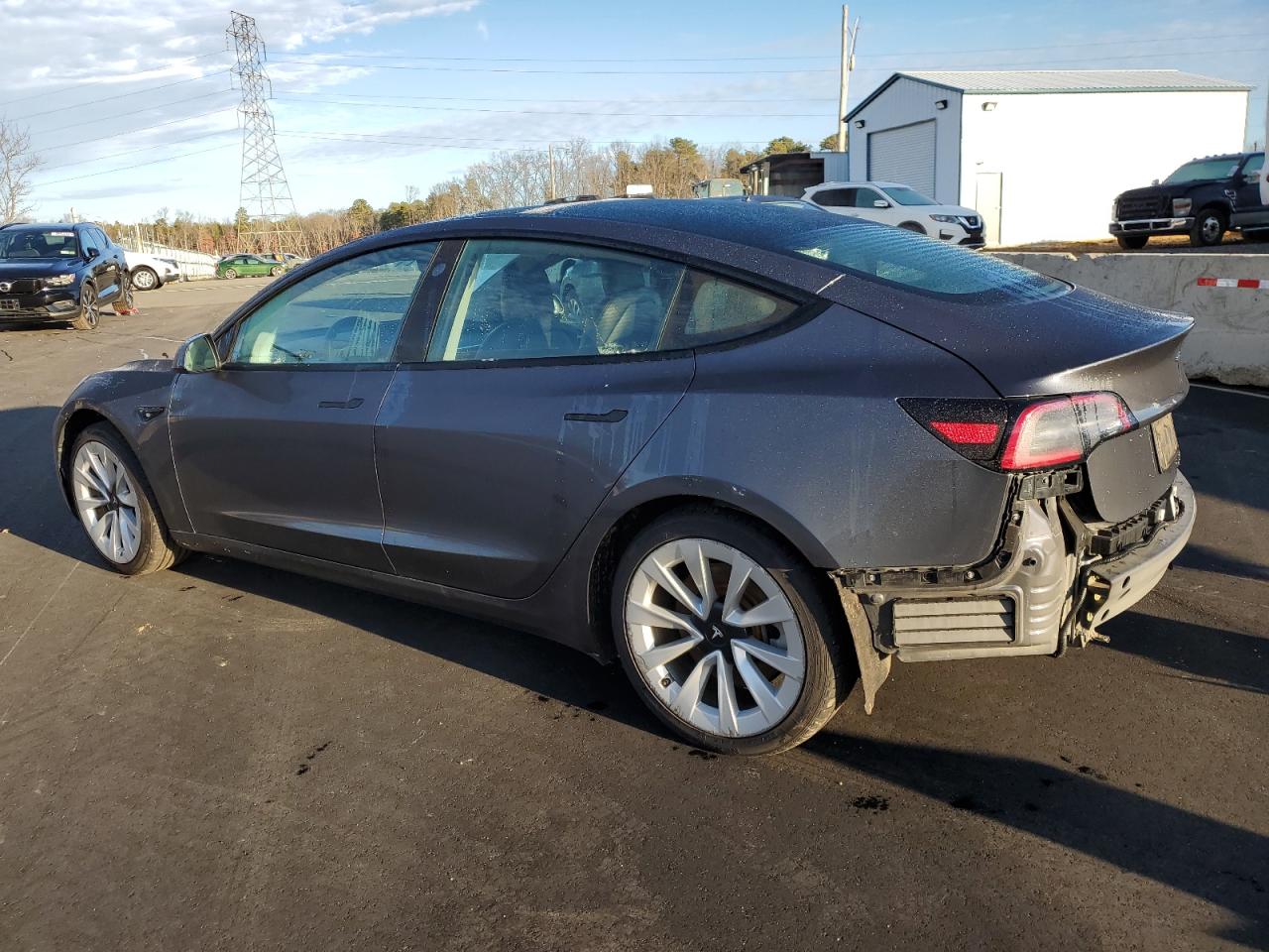 Lot #3055147964 2022 TESLA MODEL 3