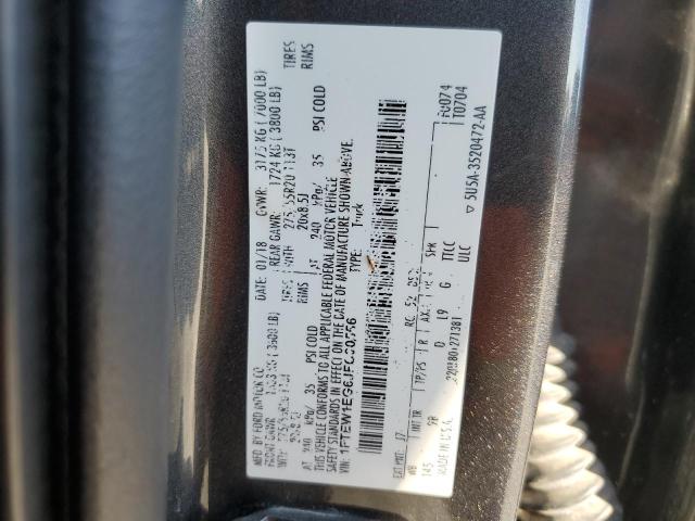2018 FORD F150 SUPER - 1FTEW1EG6JFC00556