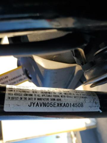 2019 YAMAHA XVS950 CU JYAVN05EXKA014508