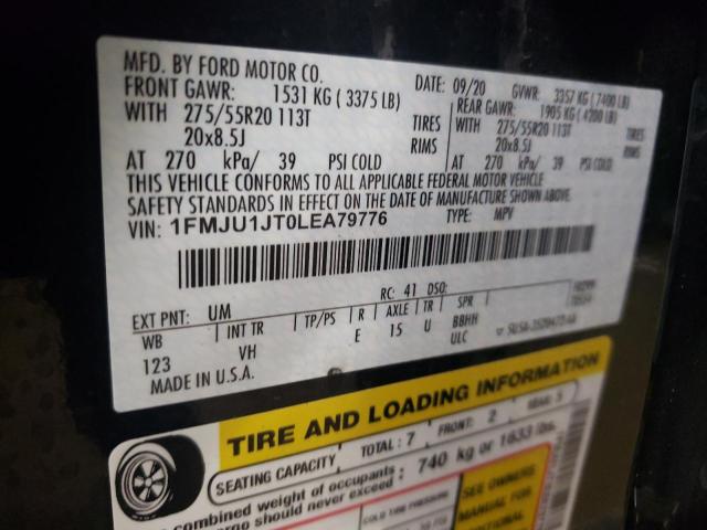 2020 FORD EXPEDITION - 1FMJU1JT0LEA79776