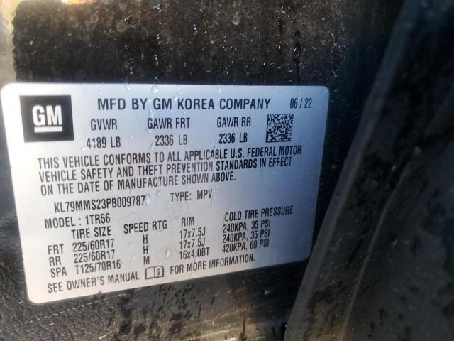 2023 CHEVROLET TRAILBLAZE - KL79MMS23PB009787