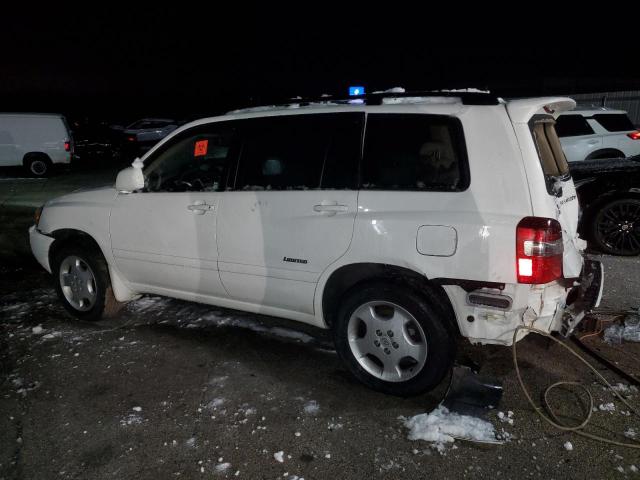 TOYOTA HIGHLANDER 2006 white  gas JTEEP21A360174251 photo #3