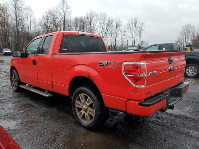 FORD F150 SUPER 2014 red 4dr ext flexible fuel 1FTFX1EF0EFC58502 photo #3