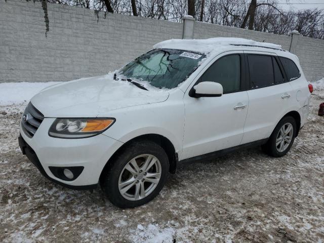 HYUNDAI SANTA FE L 2012 white  gas 5XYZK3AB7CG098462 photo #1