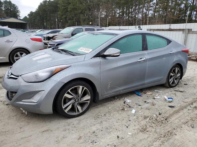 HYUNDAI ELANTRA SE 2015 gray  gas 5NPDH4AE7FH599048 photo #1