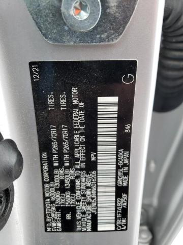 2022 TOYOTA 4RUNNER SR - JTENU5JR4N6016206
