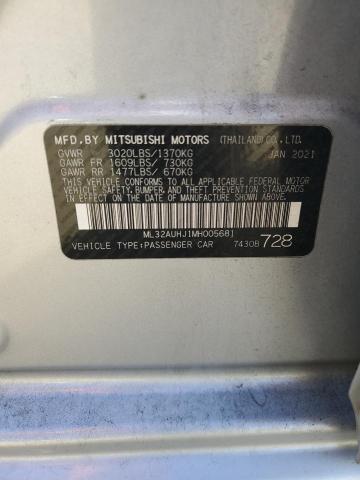 2021 MITSUBISHI MIRAGE ES - ML32AUHJ1MH005681