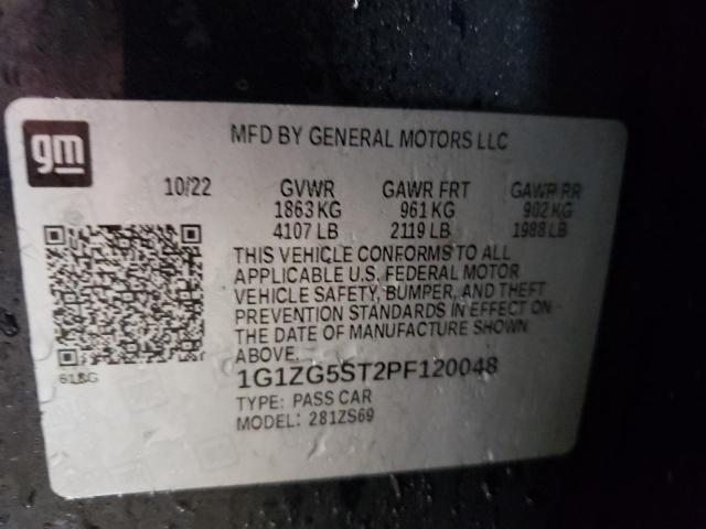 2023 CHEVROLET MALIBU RS - 1G1ZG5ST2PF120048